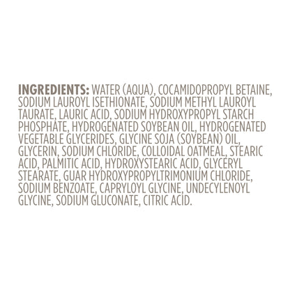 Side view of Dove eighteen point five fluid ounce soothing relief bottle emphasizing its premium packaging