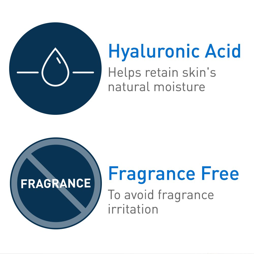 USA sourced CeraVe hydrocortisone cream with ceramides for skin barrier repair