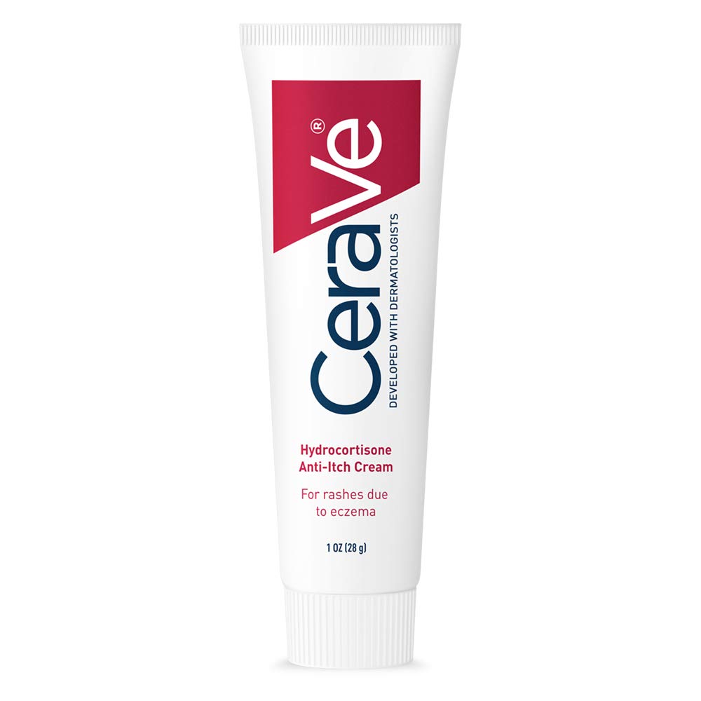 CeraVe maximum strength anti itch cream packaging showing active ingredients