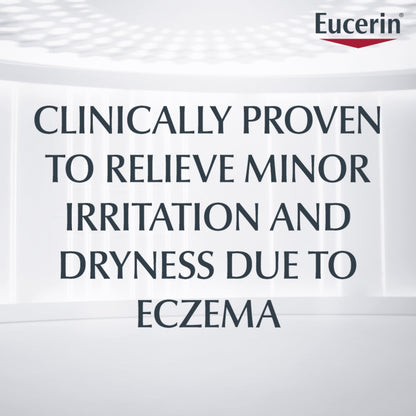 Pediatrician recommended steroid free Eucerin baby eczema cream packaging details