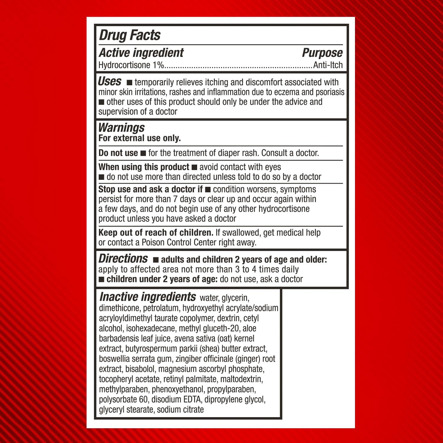 Cortizone-10 1 percent hydrocortisone anti itch lotion 3.5 ounce tube