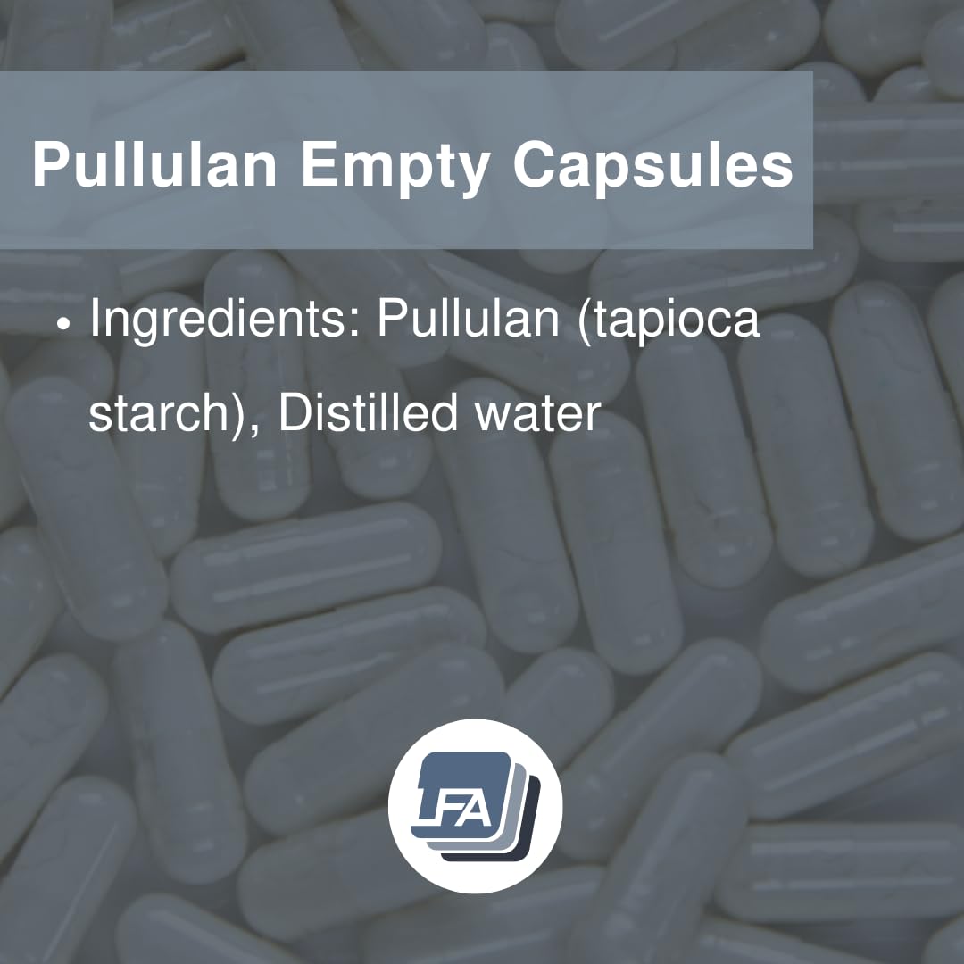 Vegan and Halal certified pullulan capsules detail shot