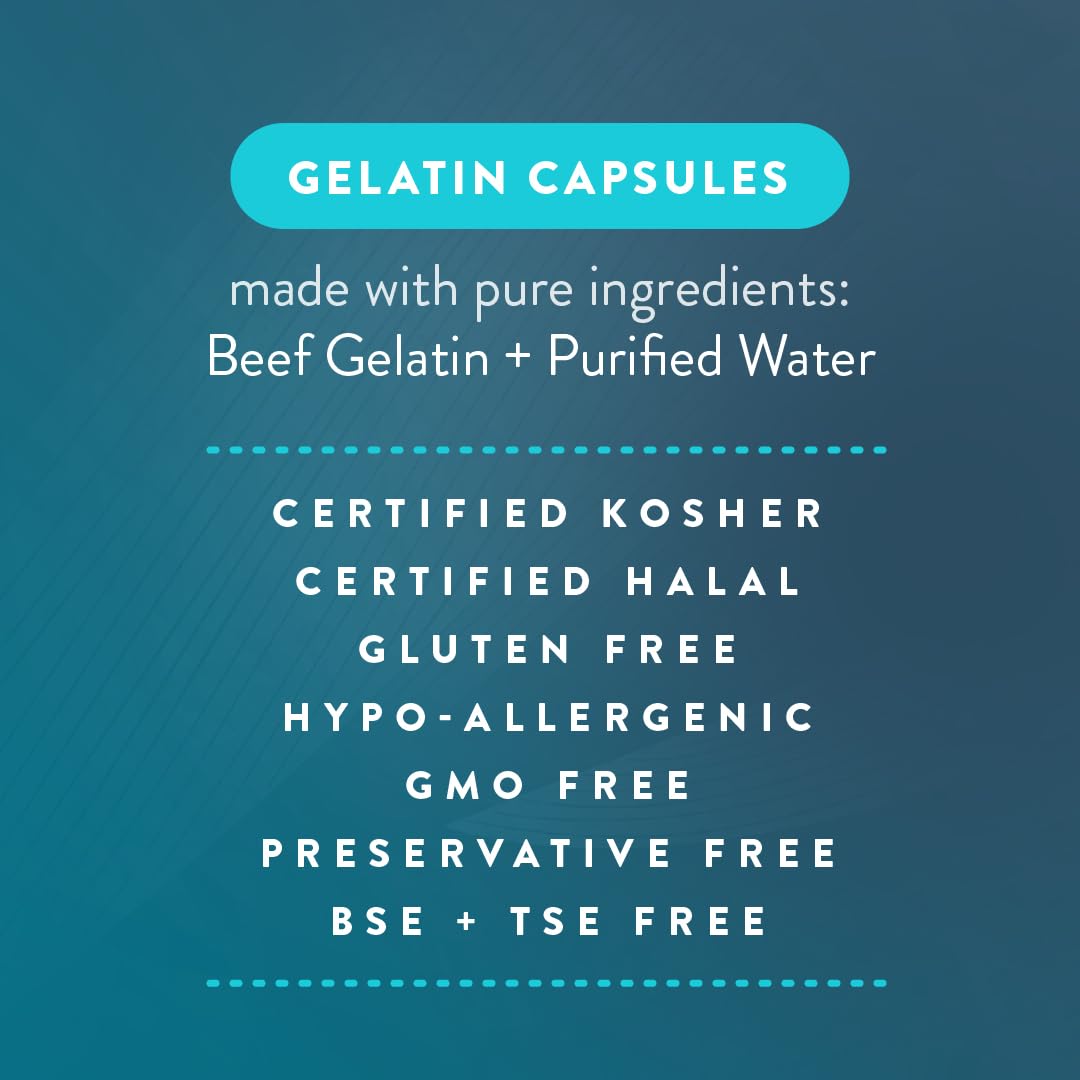 Close up of 1000 count separated clear gelatin pill capsules