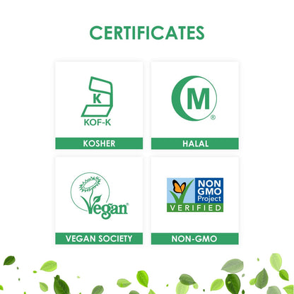 Educational label details on Capsuline vegan capsule bag
