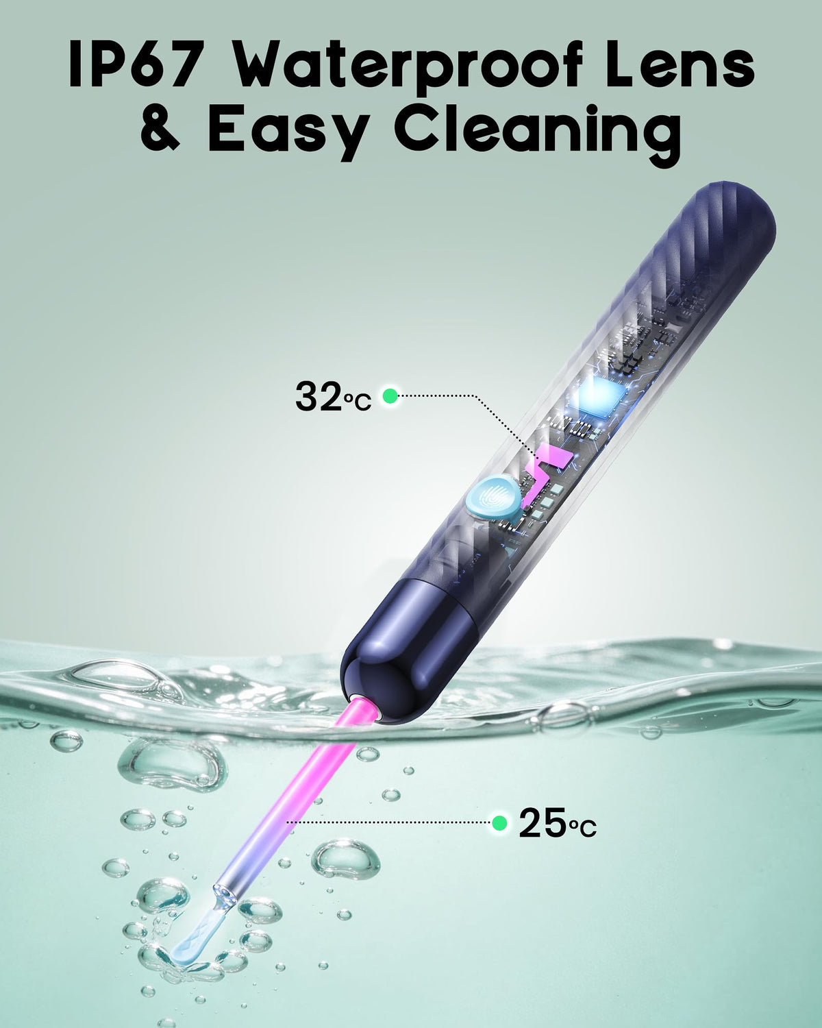 Traditional metal manual ear curettes and cleaning brushes set.