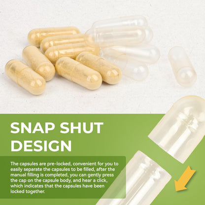 Side view of PureCaps USA vegetable pullulan capsules