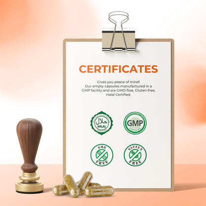 Clear capsules for custom powder supplementation