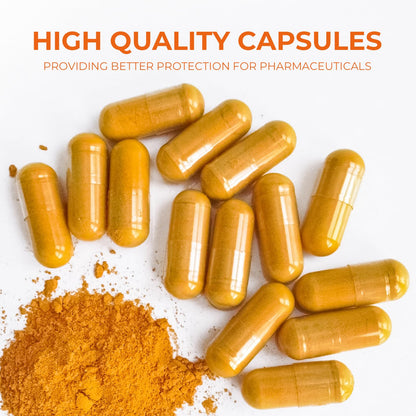 Bovine gelatin capsules for home supplement filling