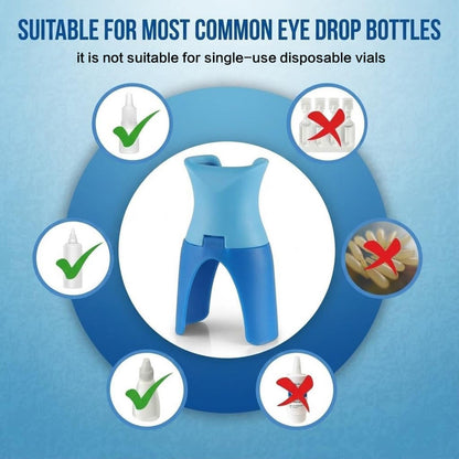 Jimfoty hygienic safety eye device highlighting the smooth plastic edges for senior care