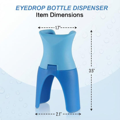 Jimfoty reusable eye dropper assist tool ready for mess free daily application