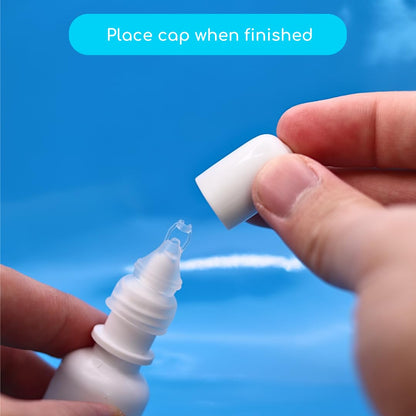Product packaging and medical grade silicone material texture of the eye drop tool