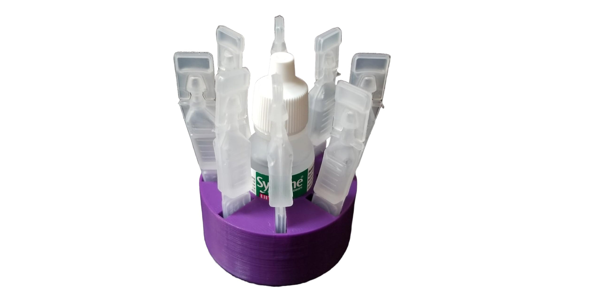 Znet3D portable eye drop case lightweight travel design details