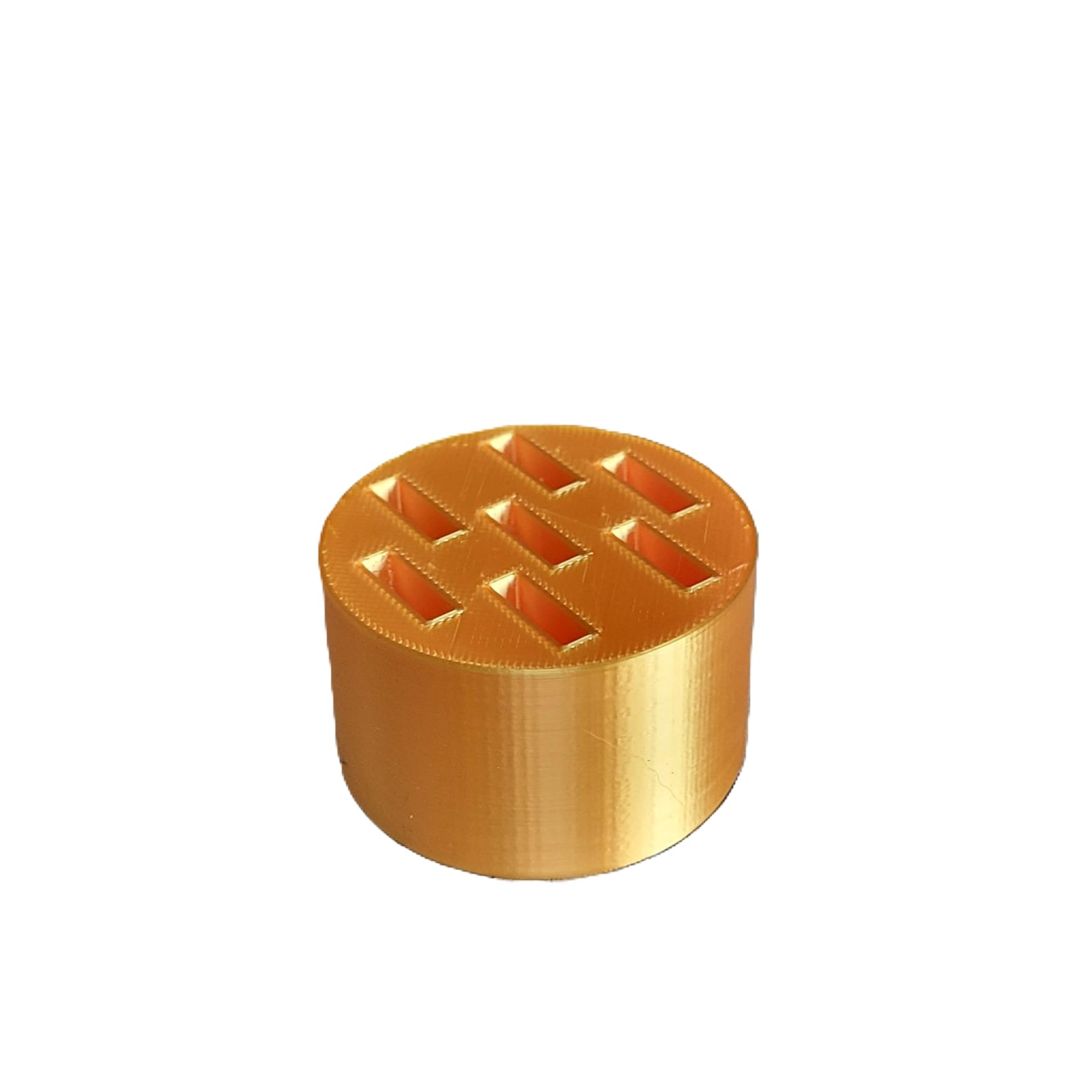 Znet3D round storage stand for unit dose eye drop ampoules overhead view