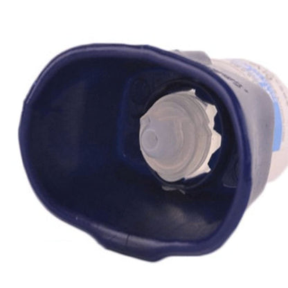 Dioche eyedrop applicator helper tool showing ergonomic cup opening layout