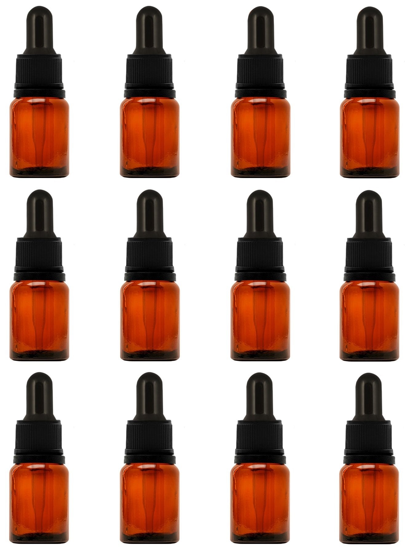 A single premium replacement glass eye dropper highlighting the chemical resistant black silicone bulb.