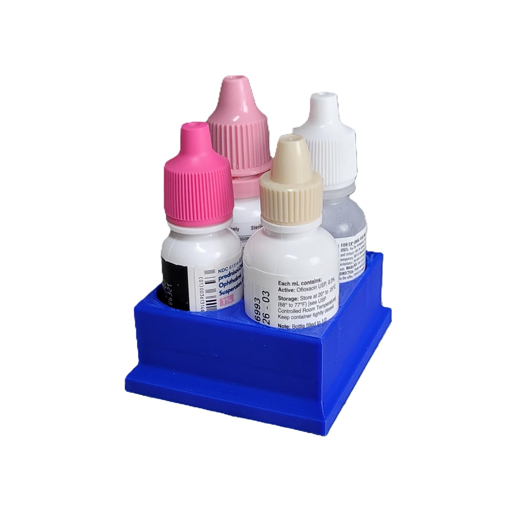 Znet3D four slot storage holder showing compact design from an angle