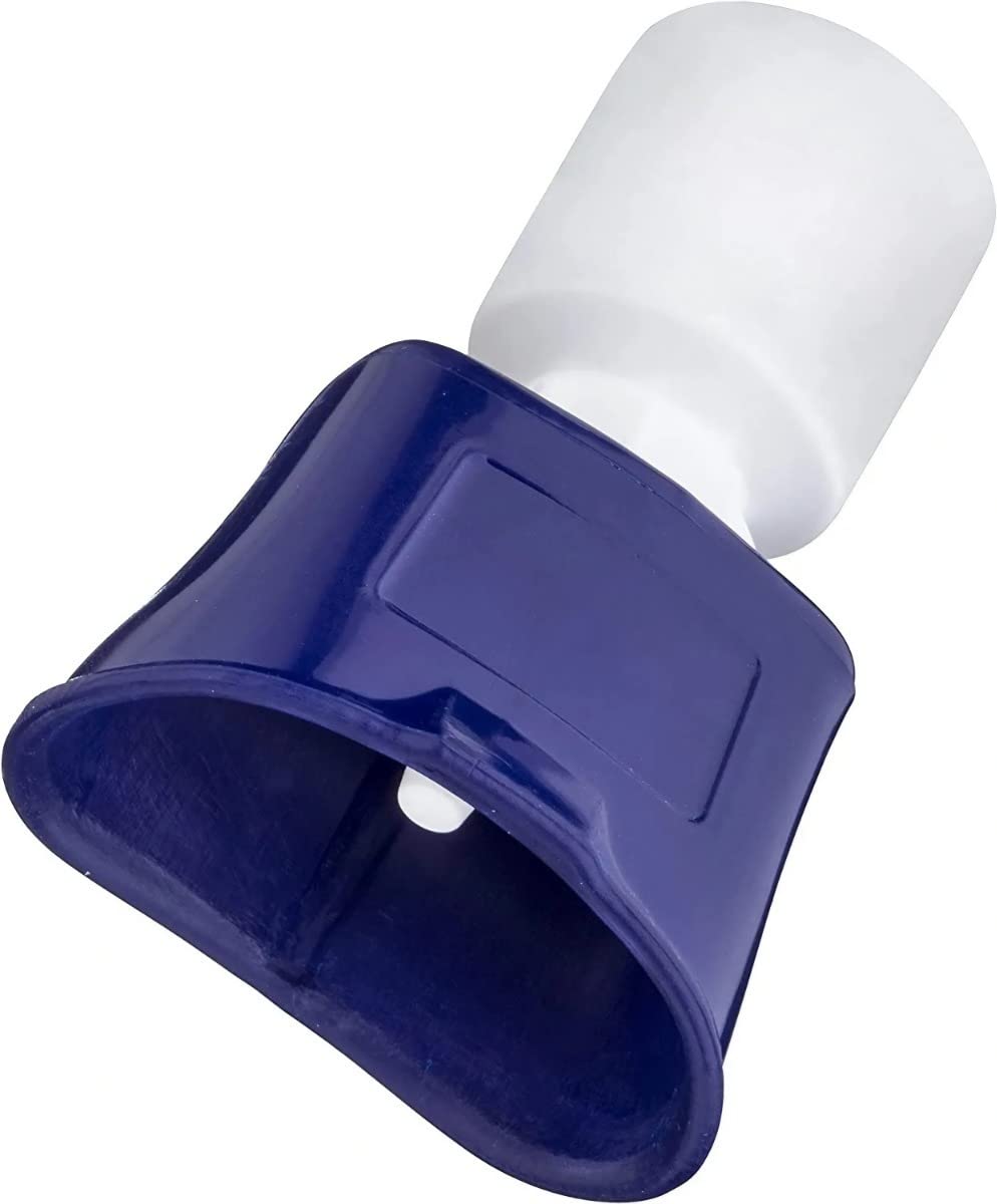 Jimfoty reusable eye drop dispenser showing side angle of the eye socket cup