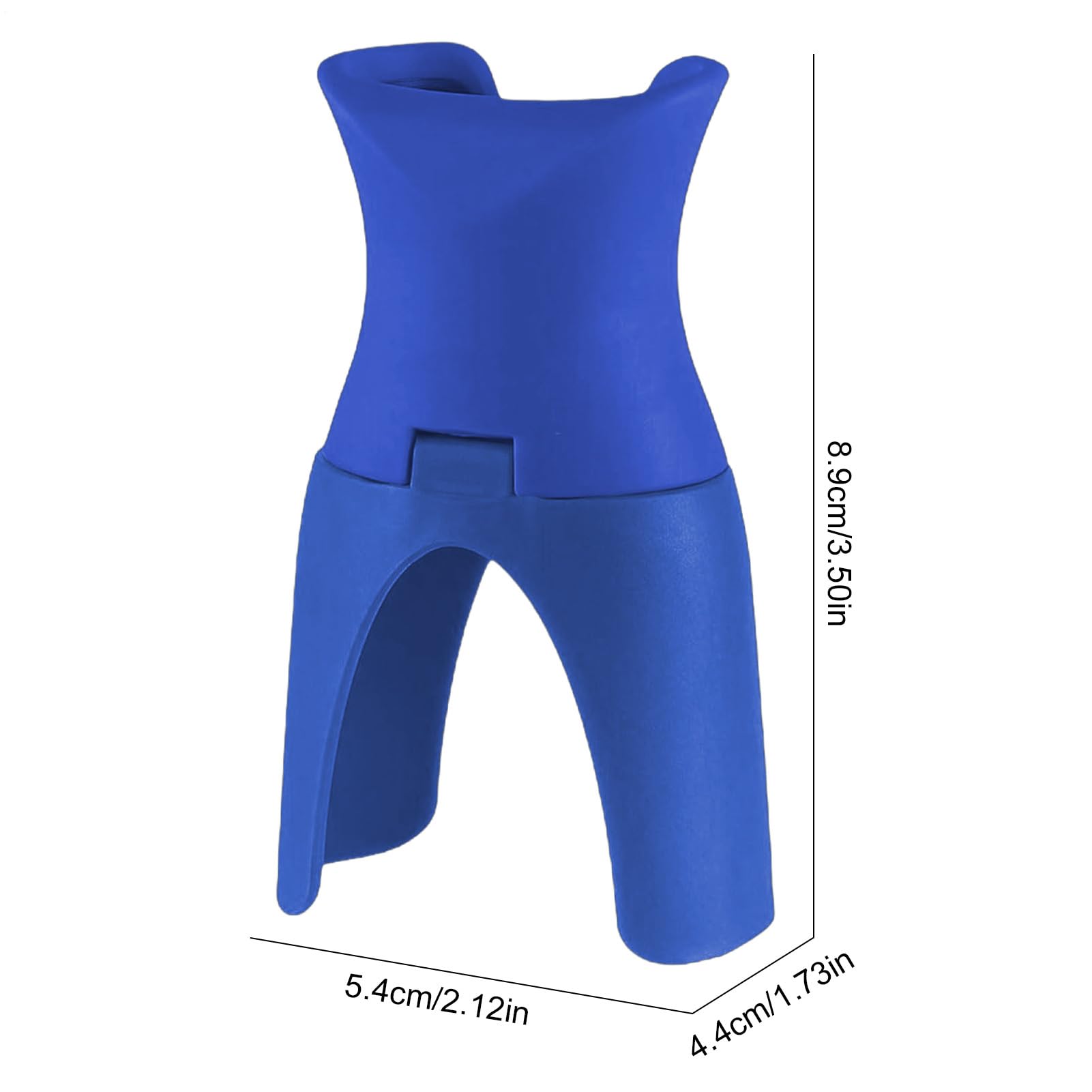 Ergonomic anti blink eye drop guide for comfortable daily application