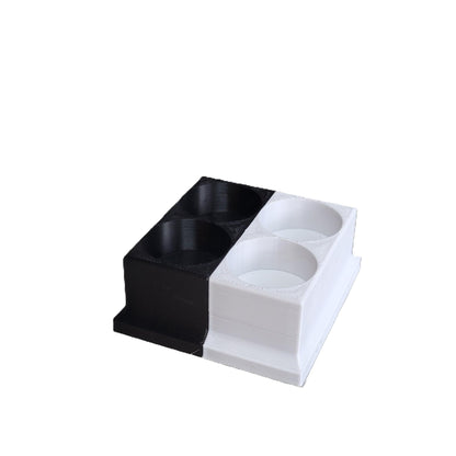 Travel friendly portable medication manager for daily chronic eye drop treatments