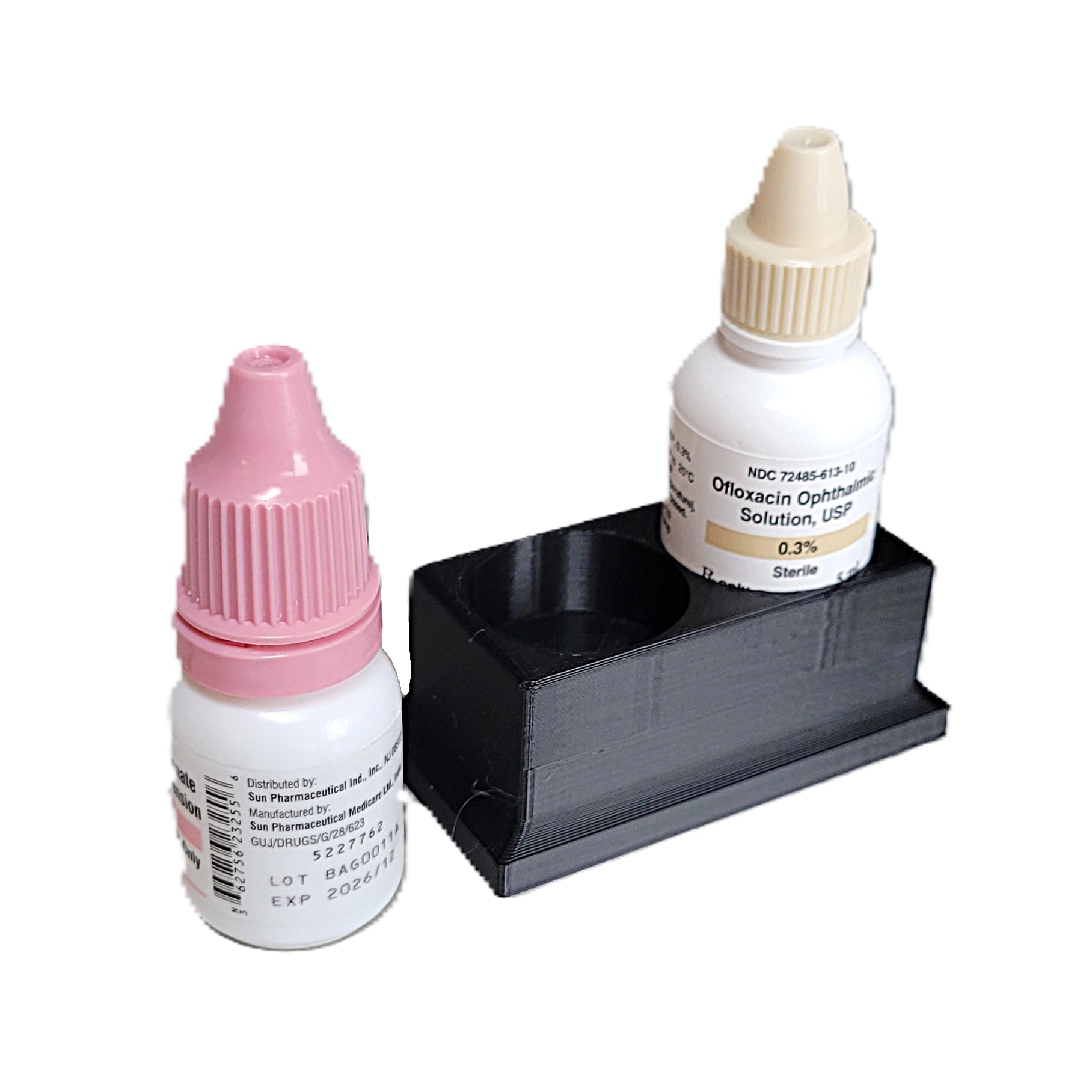 Znet3D medicine cabinet storage shelf accessory for daily eye drops