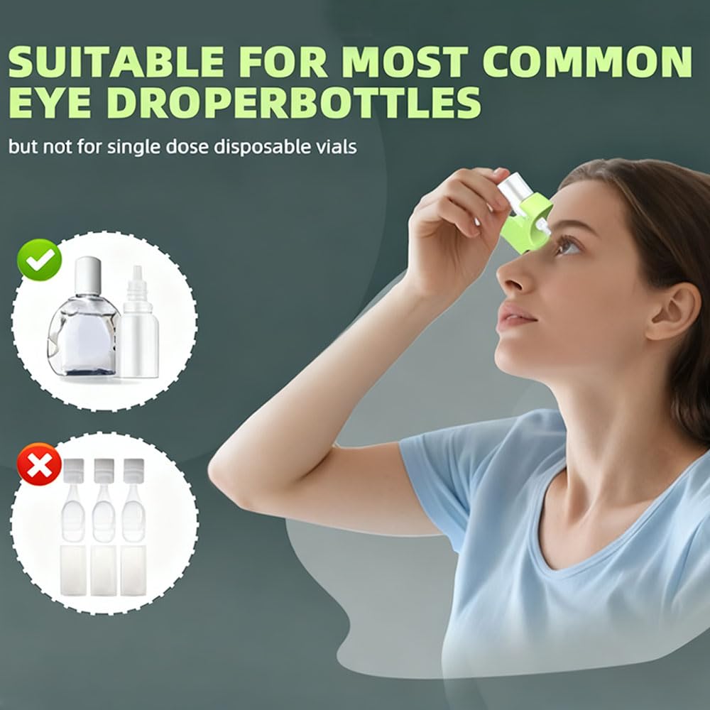 Vantico ophthalmic bottle holder showing compatibility with flat eye drop bottles