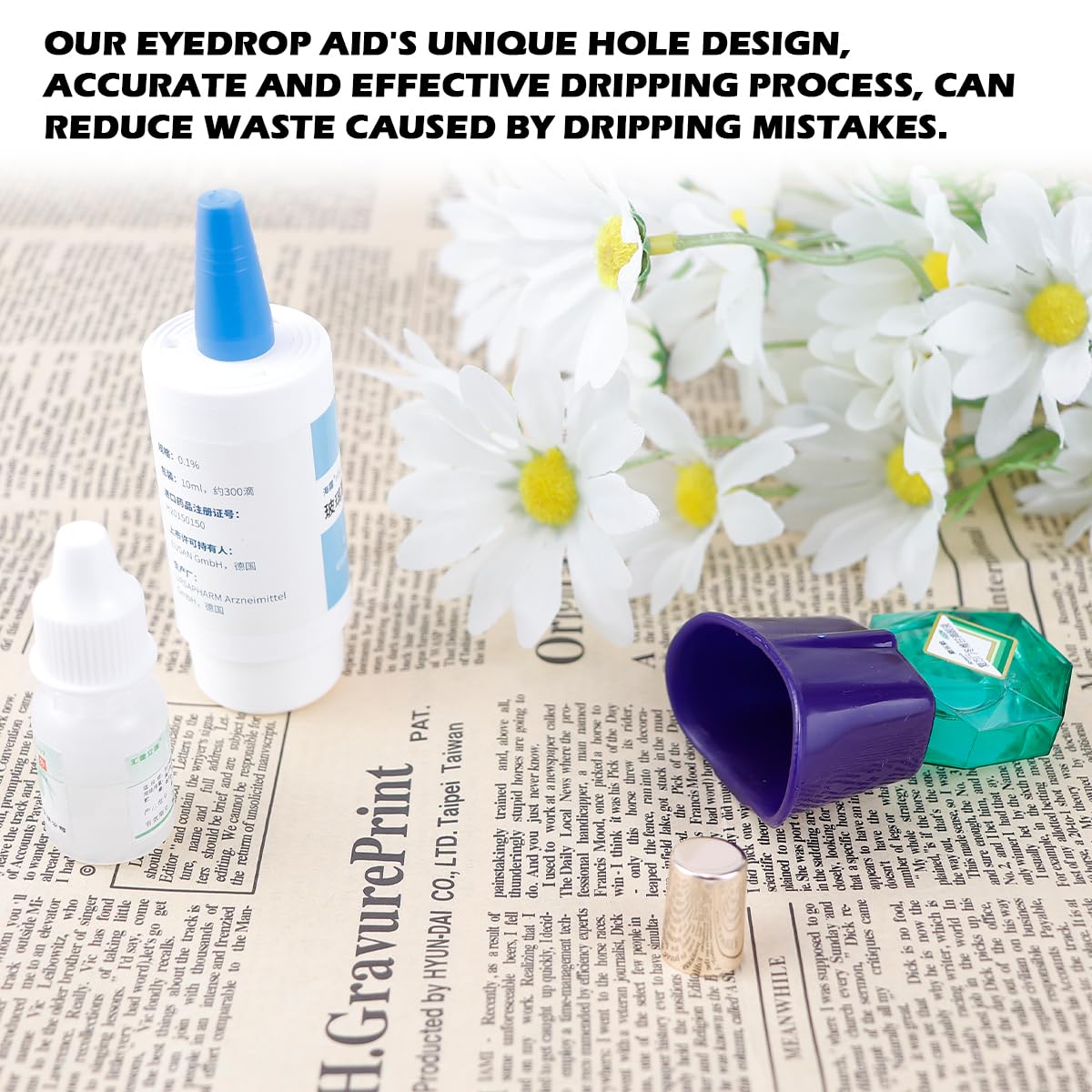 Jimfoty Eyedrop Guide packaging and safe application process