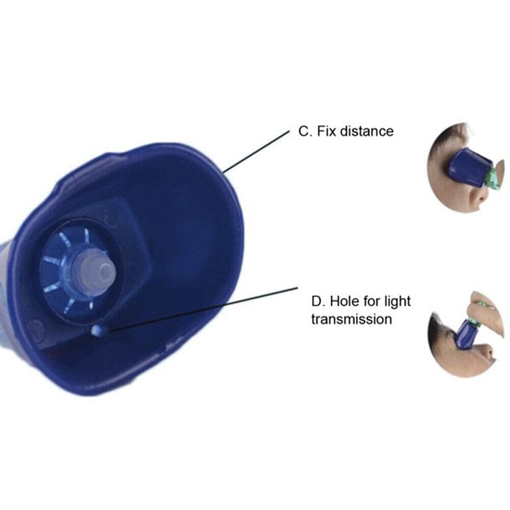 Jimfoty safe eyecare guide for seniors illustrating the targeted eye opening hole design.