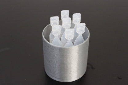 Premium 3D printed disposable eye drop holder showing seven slots