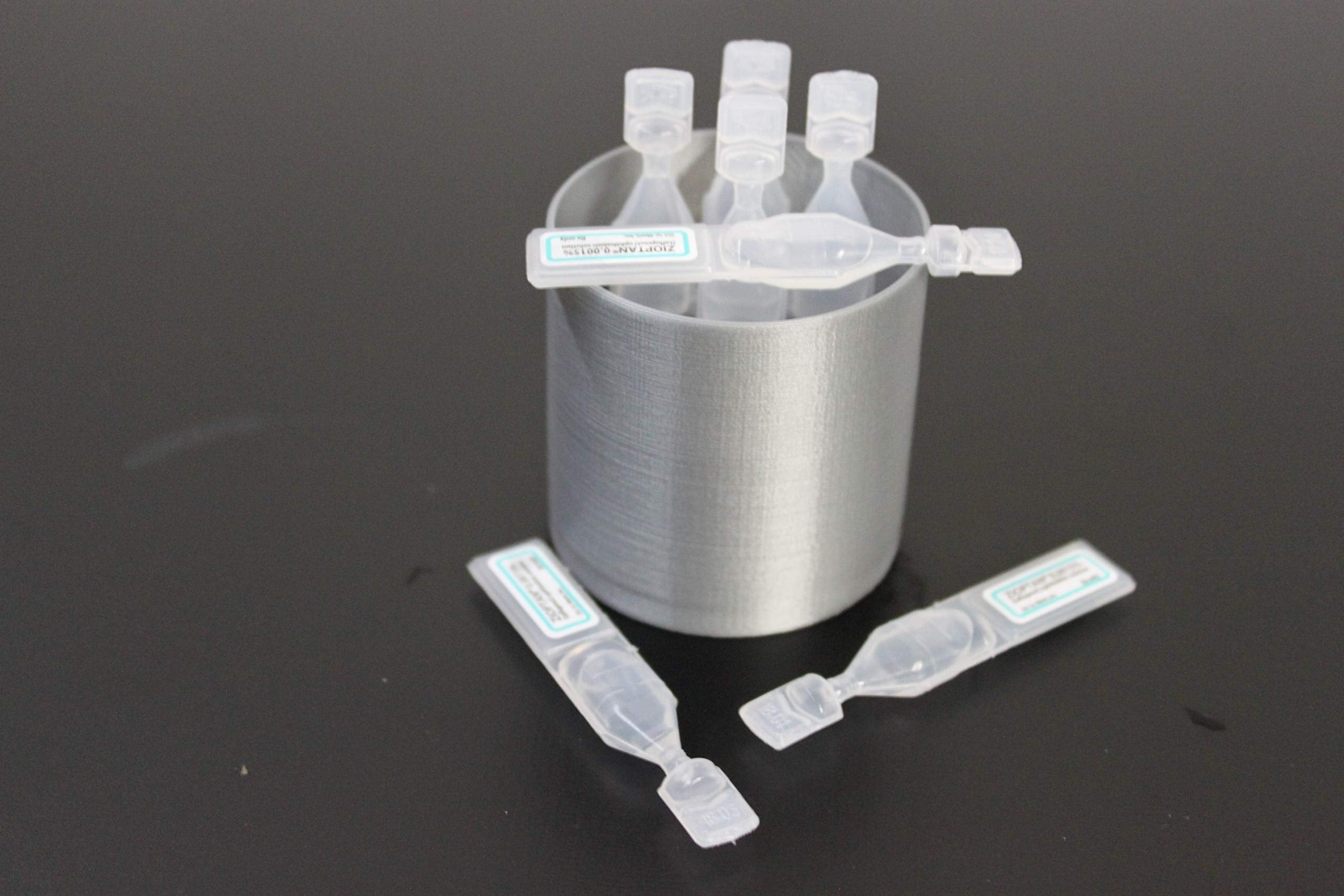 USA imported Znet3D eye care organizer loaded with disposable vials