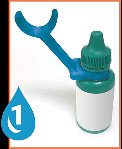 Close up of the medical grade material on the XactDrop eye helper device