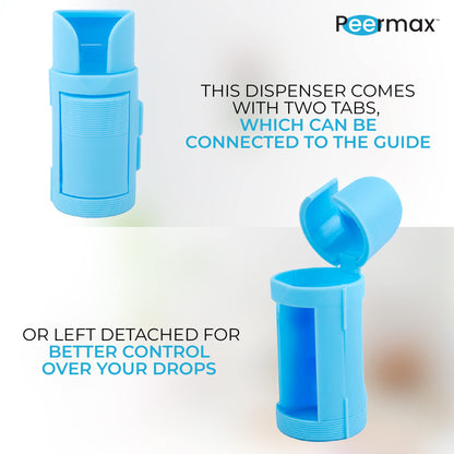 Peermax reusable eye drop alignment tool reducing medication waste