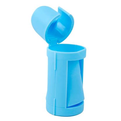 Peermax ergonomic eye drop delivery system close up view
