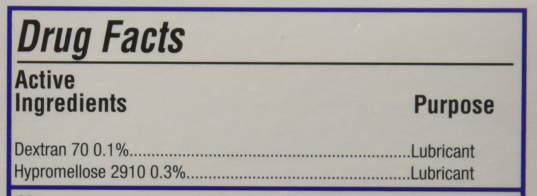 Alcon Bion Tears medical disclaimer and ophthalmologist recommended formula