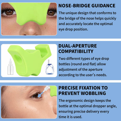 Gloxlite lightweight eye drop dispenser helper being prepared for a travel kit.