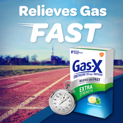 Gas-X Simethicone 125 mg Peppermint Creme tablets dietary supplement details