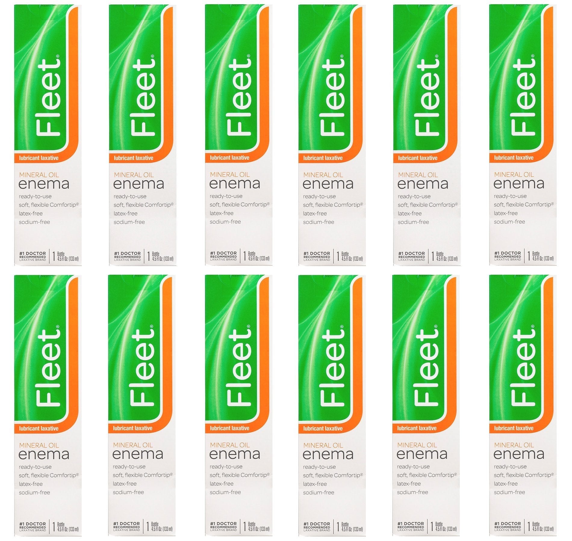 Fleet mineral oil enema protective shield and flexible tip close up