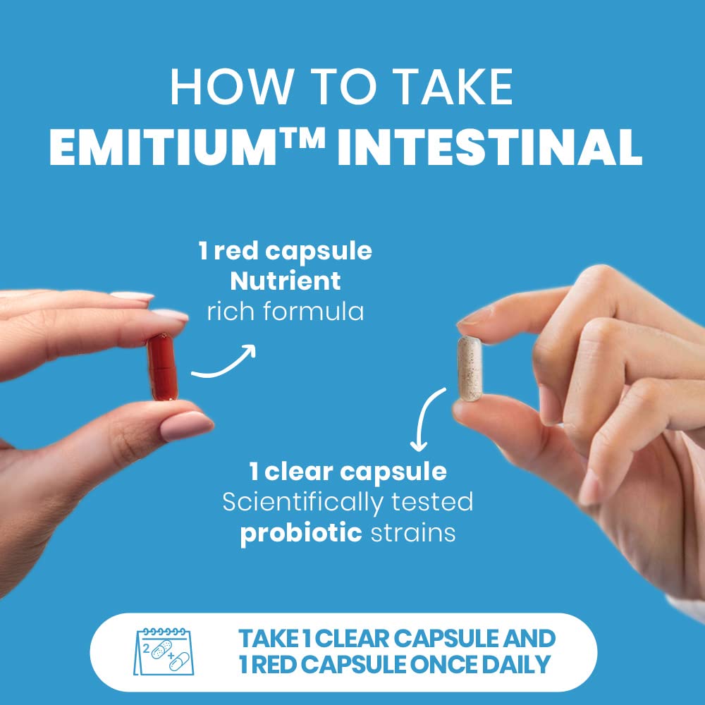 Niam Emitium Intestinal probiotic strains for bloating and gas relief facts