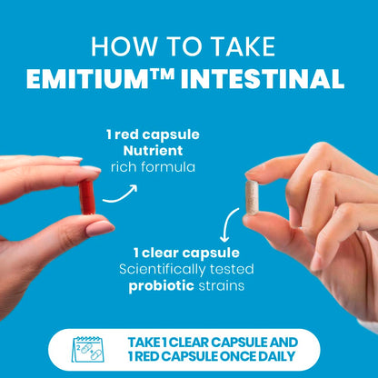 Niam Emitium Intestinal probiotic strains for bloating and gas relief facts