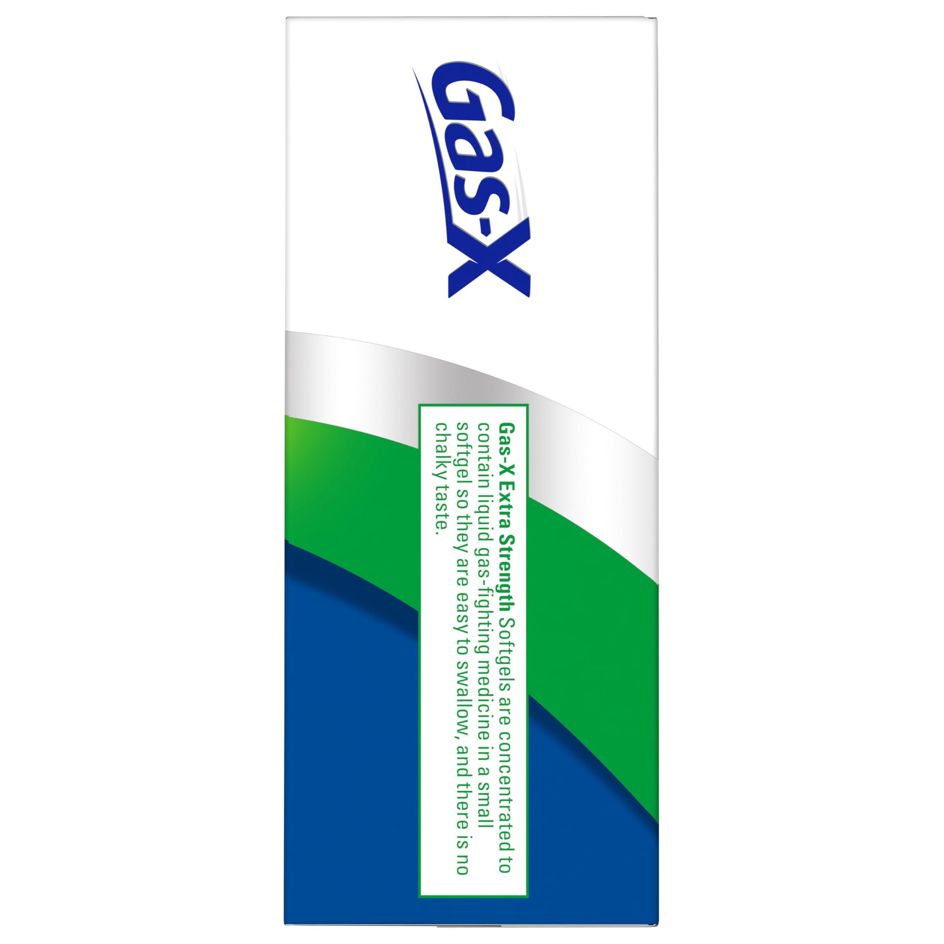 Premium digestive wellness supplement Gas-X softgels for fast acting trapped gas relief