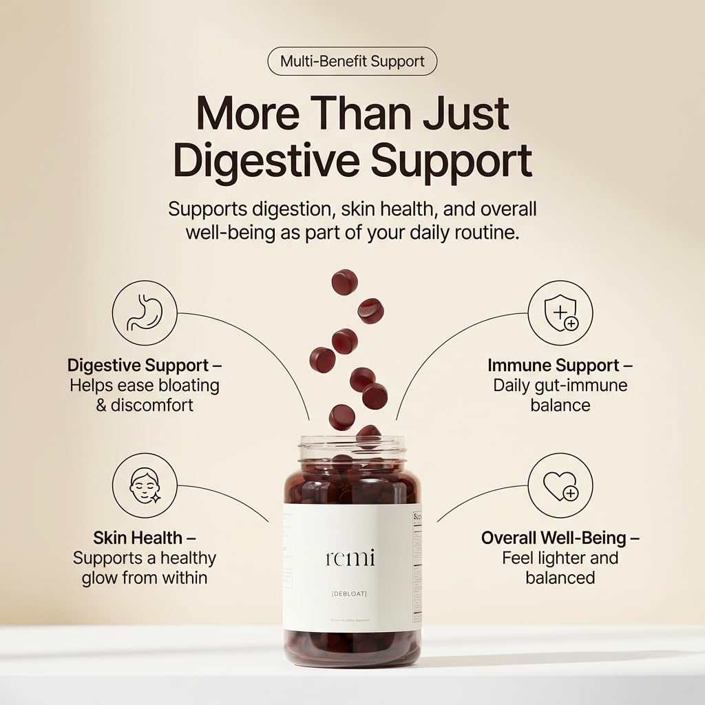 Heyremi travel-friendly daily gut health chewables container