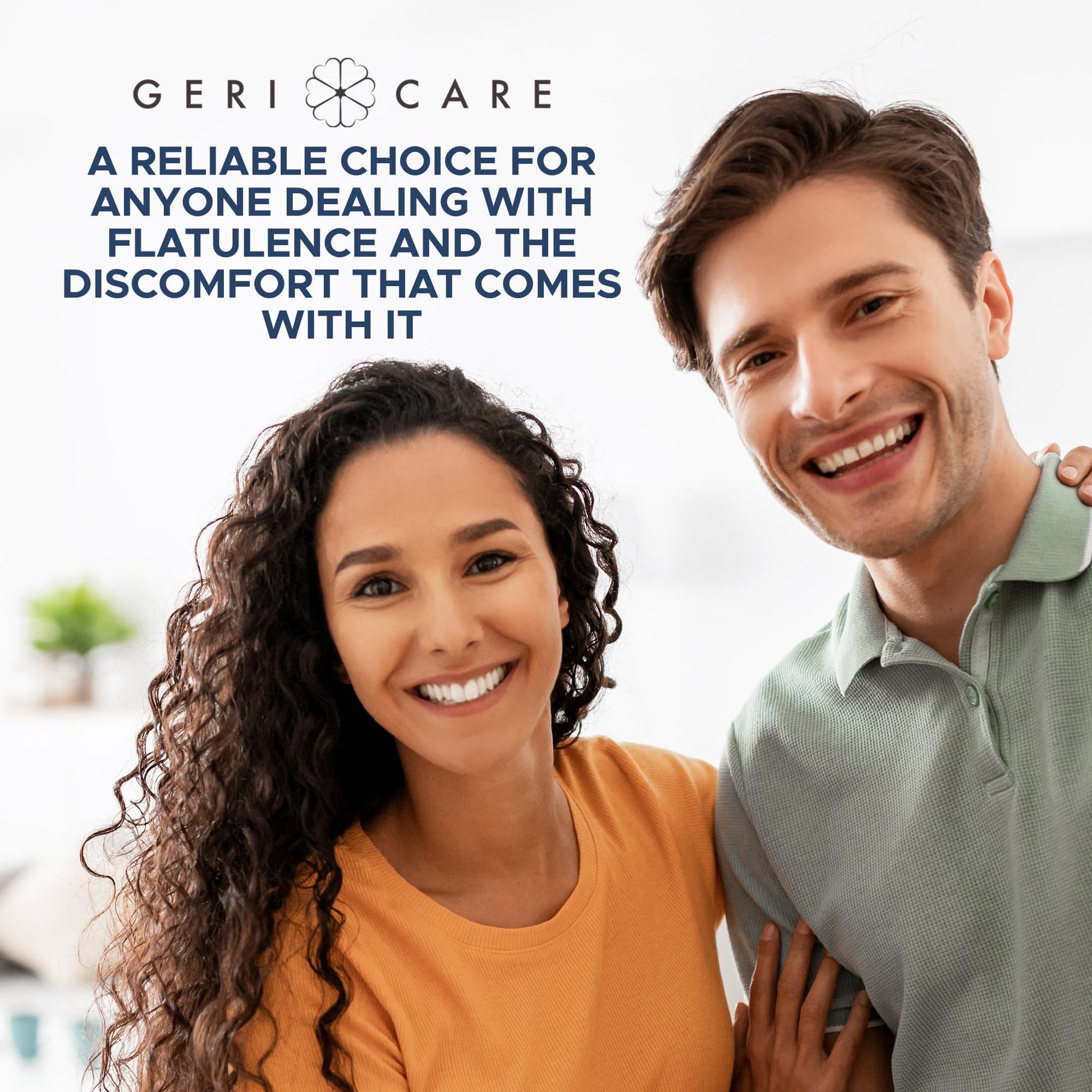 GeriCare mint chewable tablets for stomach pressure and full package contents