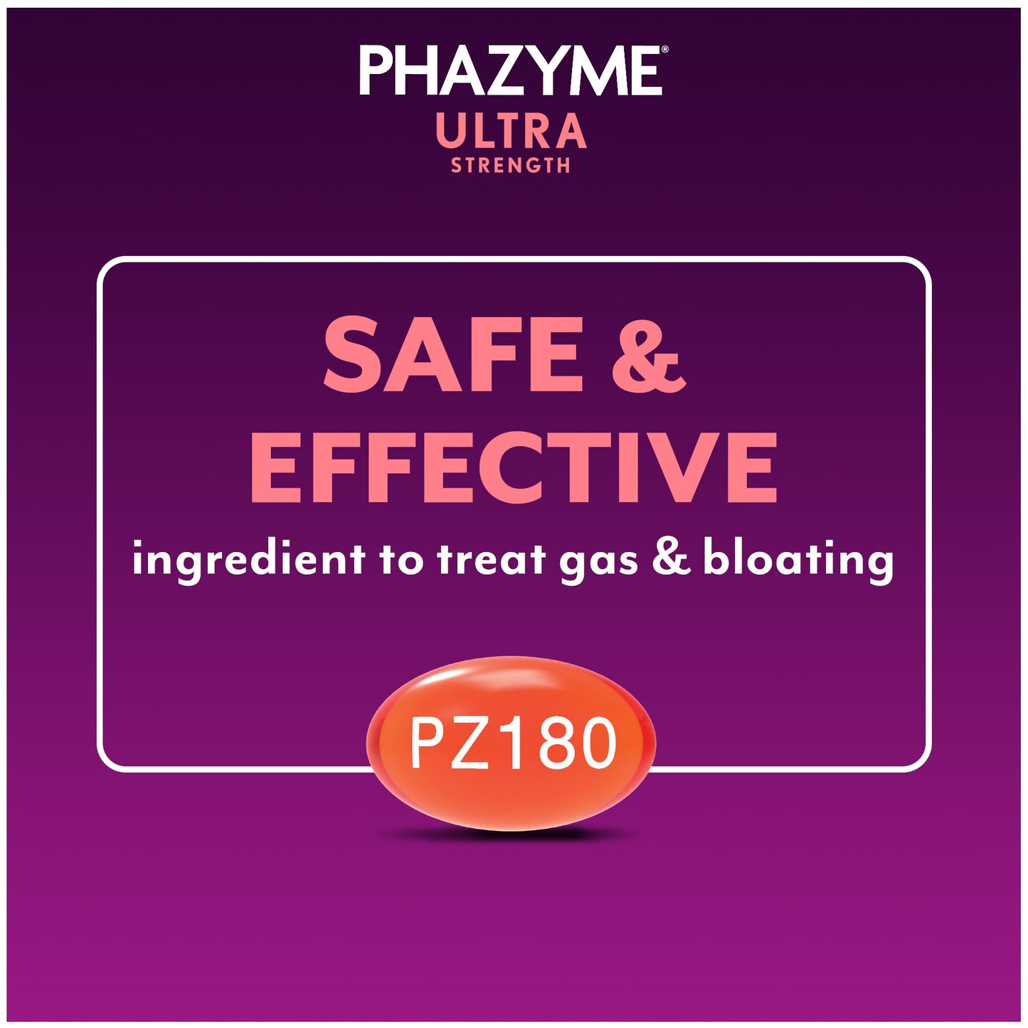Phazyme ultra strength bloating and pressure relief capsules for adult digestive health