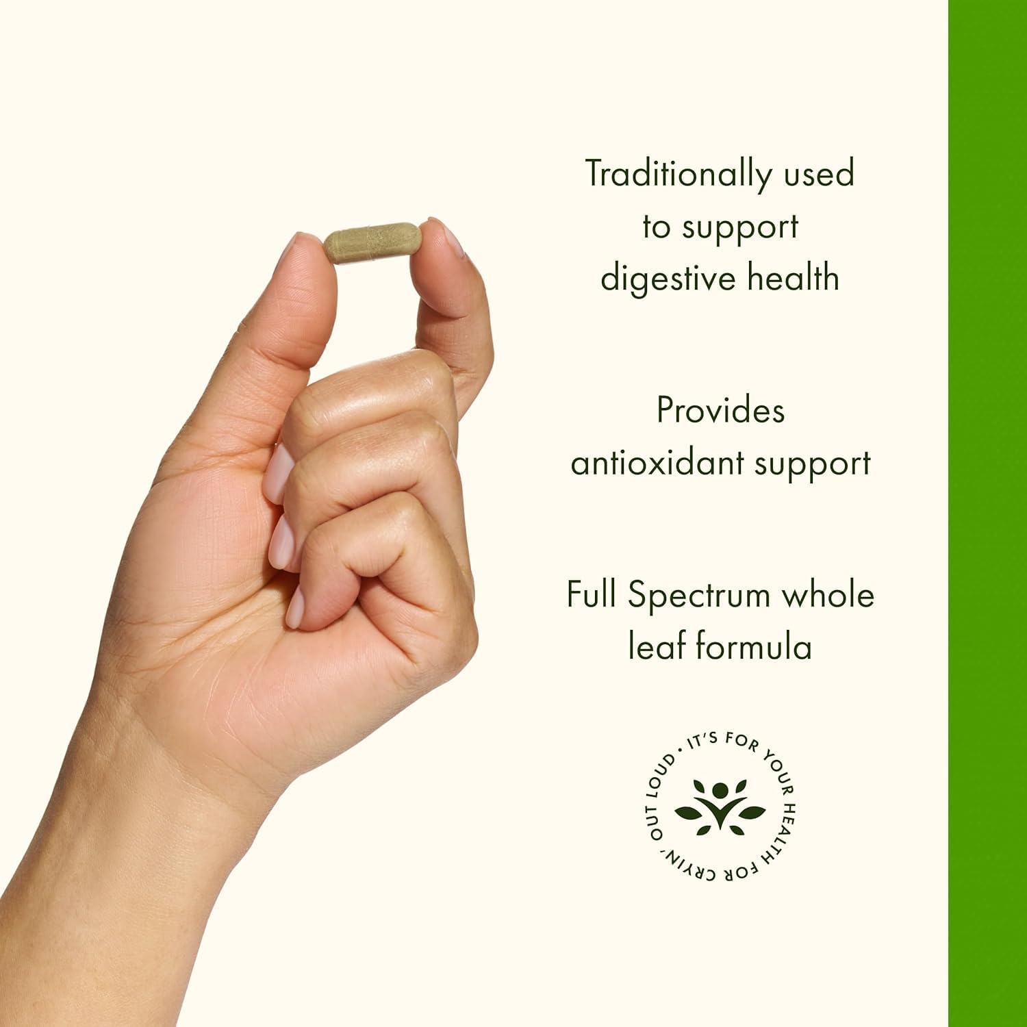 Authentic USA imported Swanson Spearmint Leaf 60 capsules container highlighting the 400 milligrams potency.