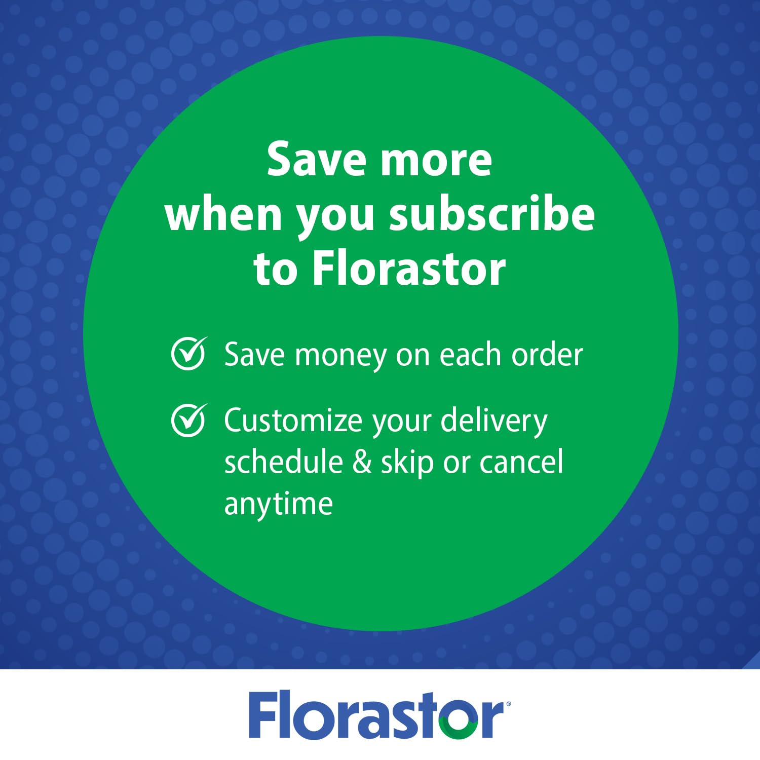 Florastor premium imported probiotic bottle highlighting gluten free and non GMO features