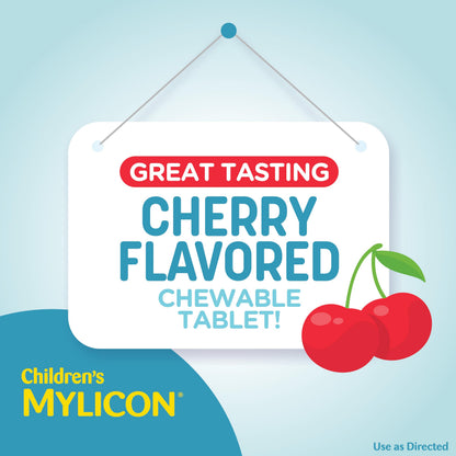 Authentic USA imported MYLICON for kids multi symptom digestive support side view