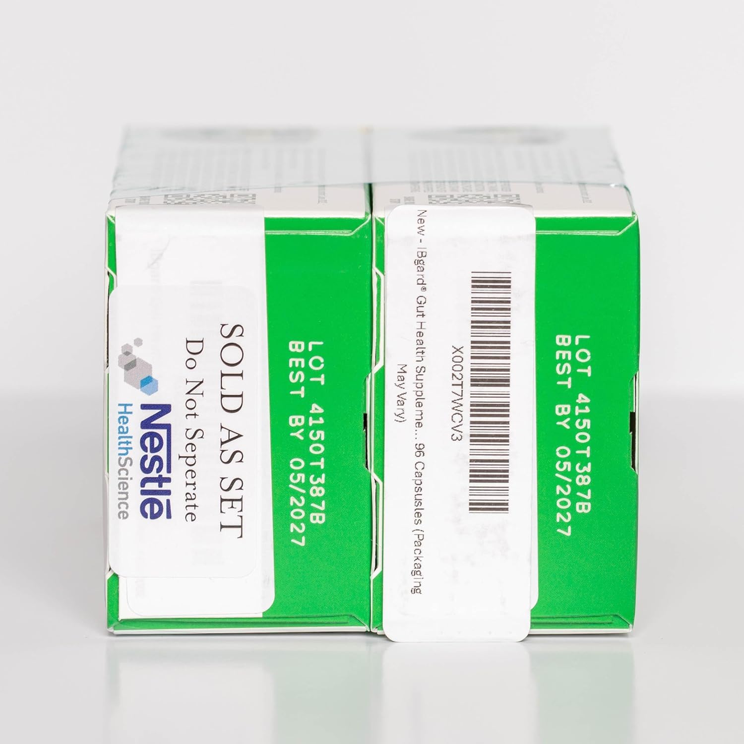IBgard peppermint oil capsules side panel showing dietary supplement ingredients