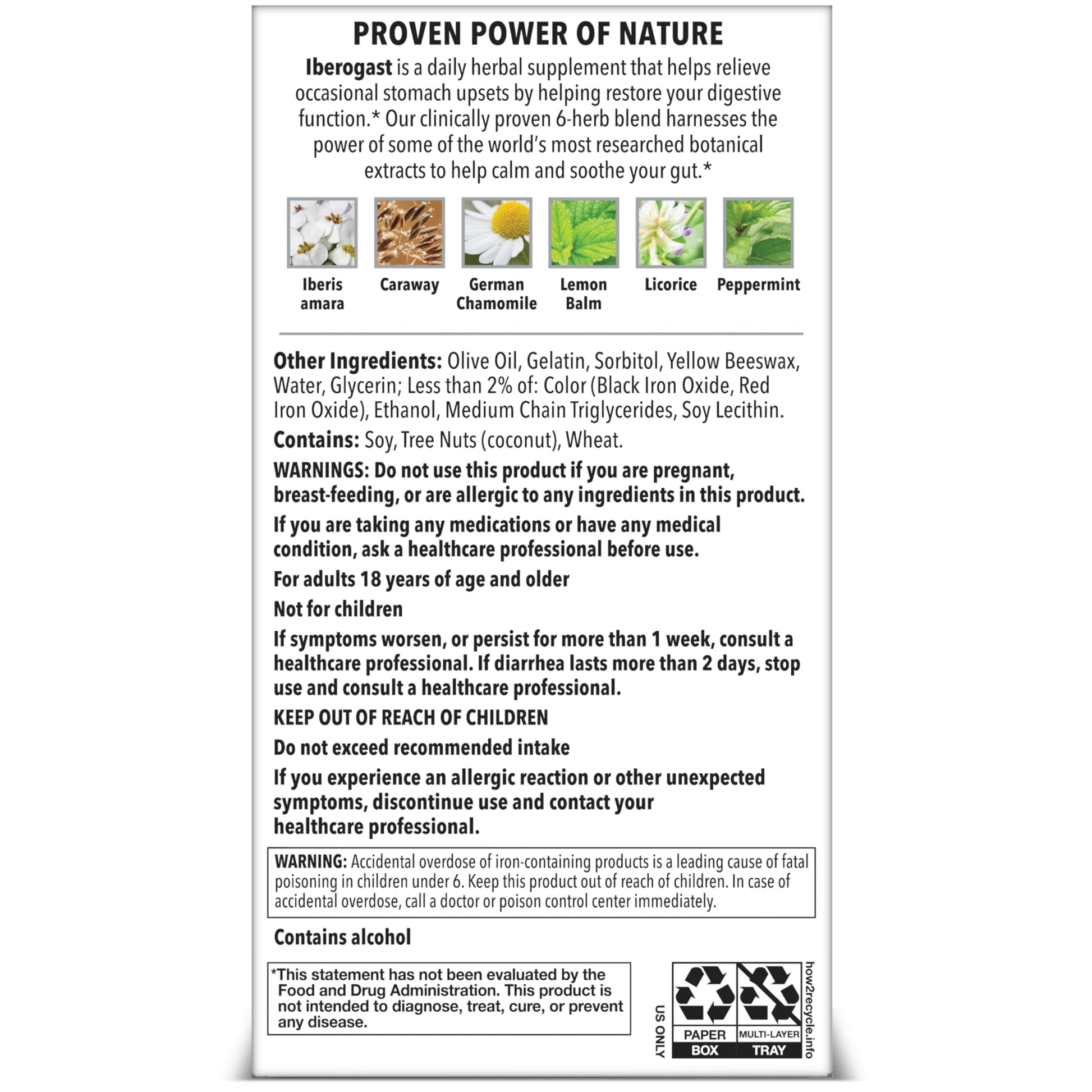 Premium gut health botanical extract softgels for natural nausea relief