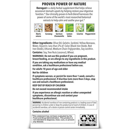 Premium gut health botanical extract softgels for natural nausea relief