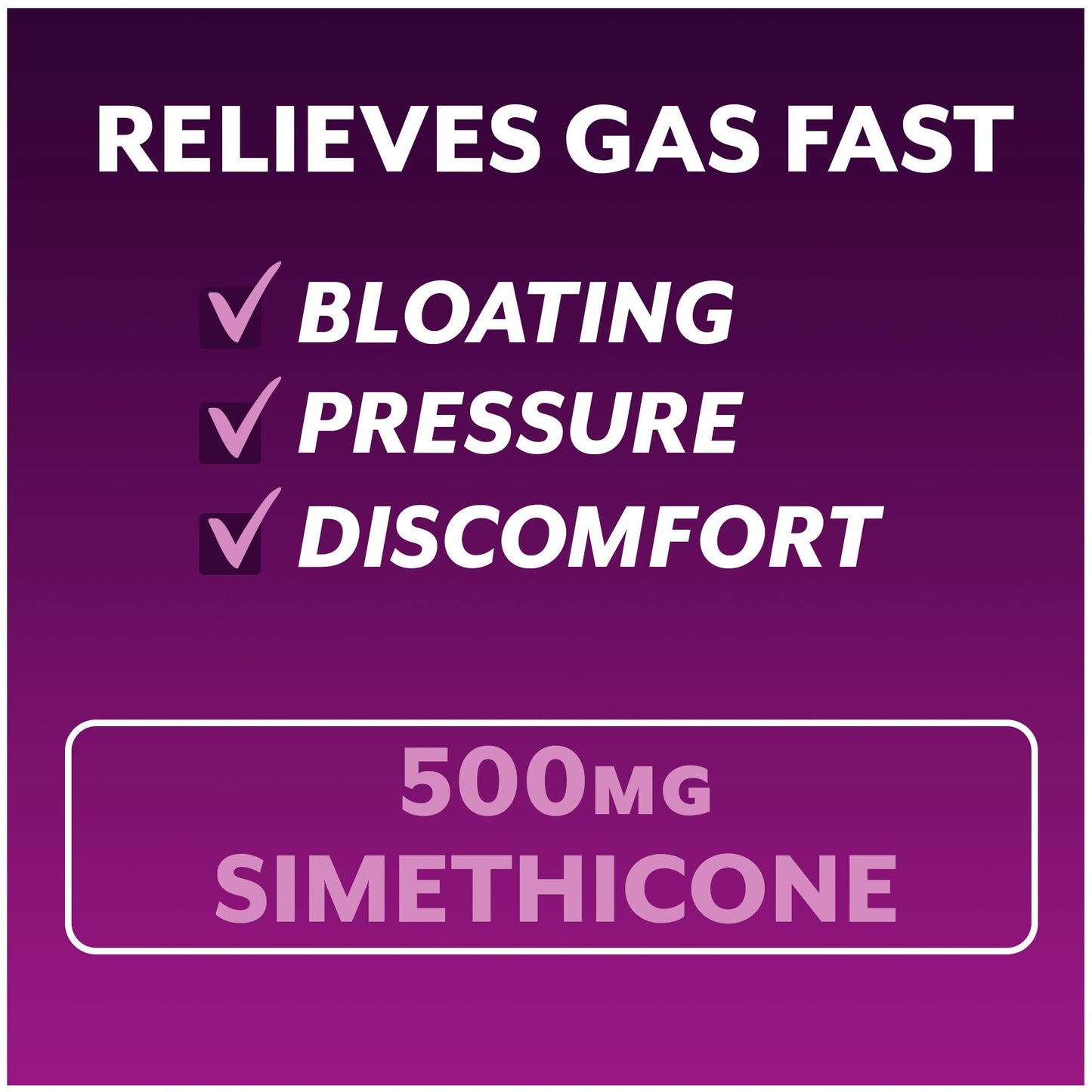 Phazyme Ultimate Strength 500 mg simethicone softgels supplement facts and ingredients label