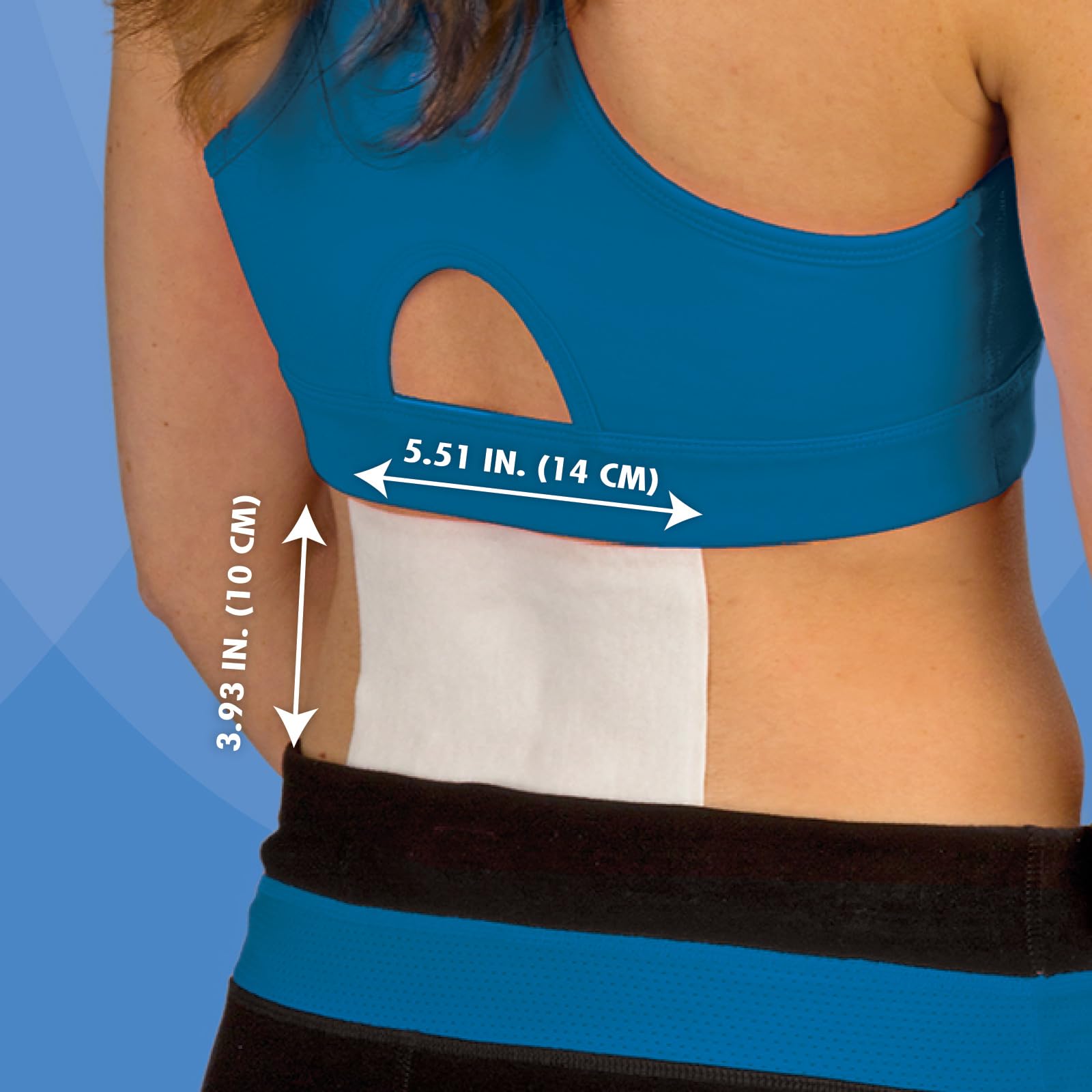 Individually wrapped HealthWise lidocaine patches displayed outside the main product box